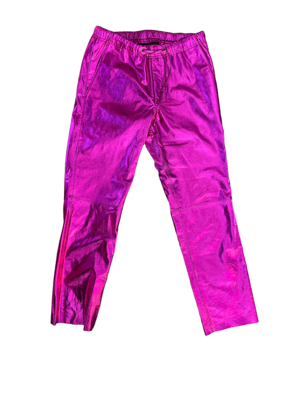 Any Old Iron Pink Metal Jogger
