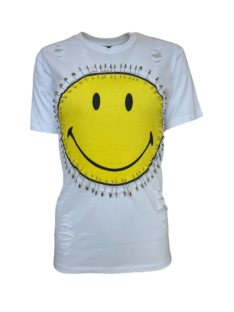 Any Old Iron x Smiley Just Safe White T-Shirt