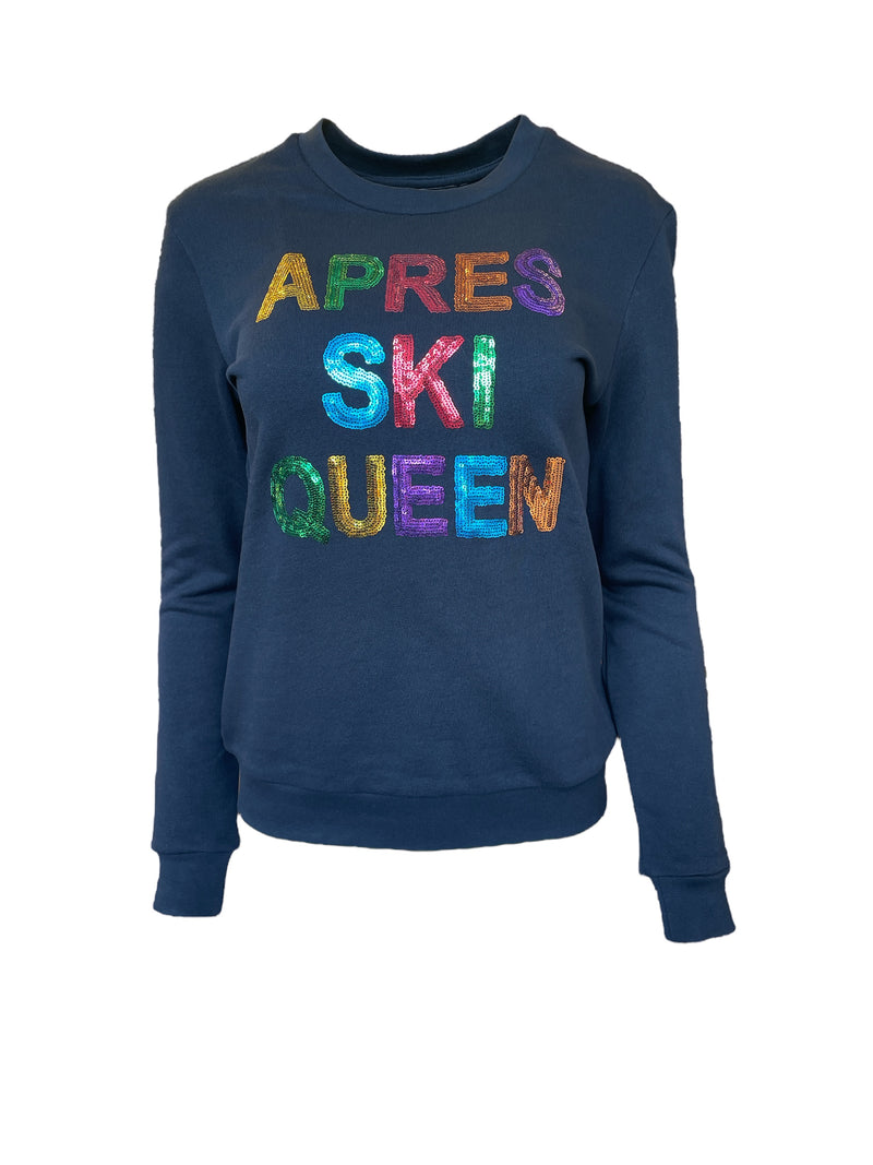 Any Old Iron Aprés Ski Queen Sweatshirt