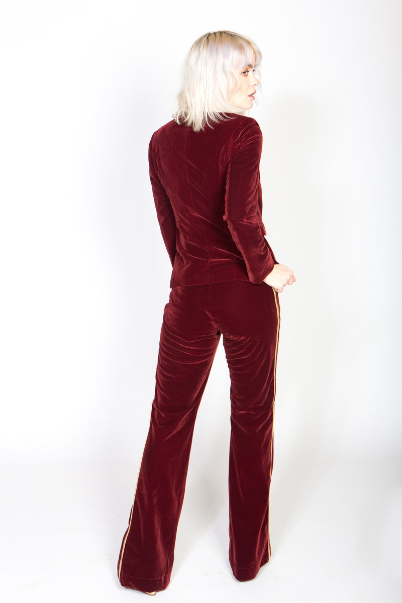 Any Old Iron Red Velvet Stardust Suit