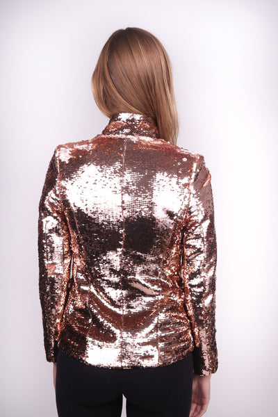rose gold dress jacket Any Old Iron Blazer XL / Gold Winters