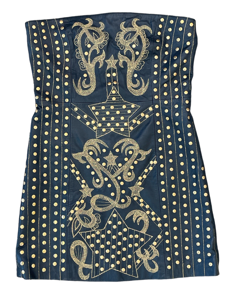 Any Old Iron Leather Stud Dress Any Old Iron Leather Stud Dress