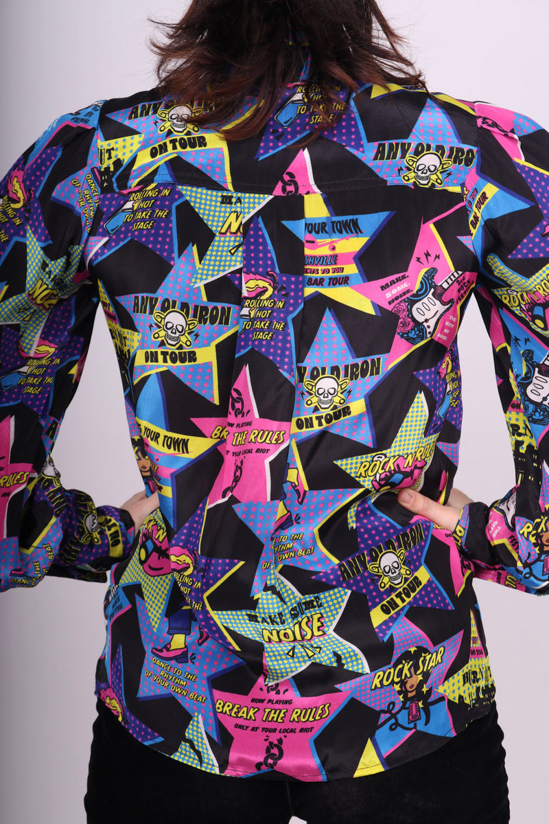 Any Old Iron On Tour Necktie Shirt