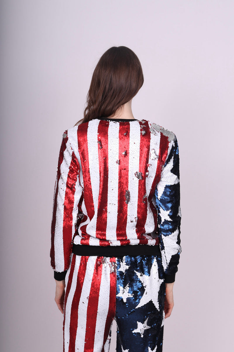 Any Old Iron Stars And Stripes Sweatshirt