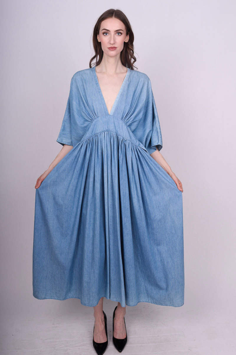 Any Old Iron Denim Kaftan Dress