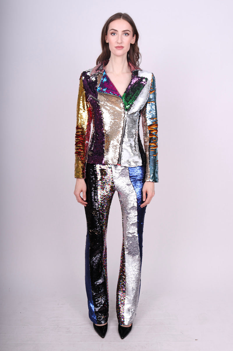 Any Old Iron Kaleidoscope Moto Suit