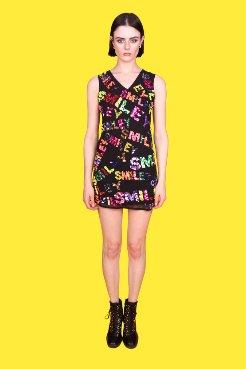 Any Old Iron x Smiley Beaded Dress