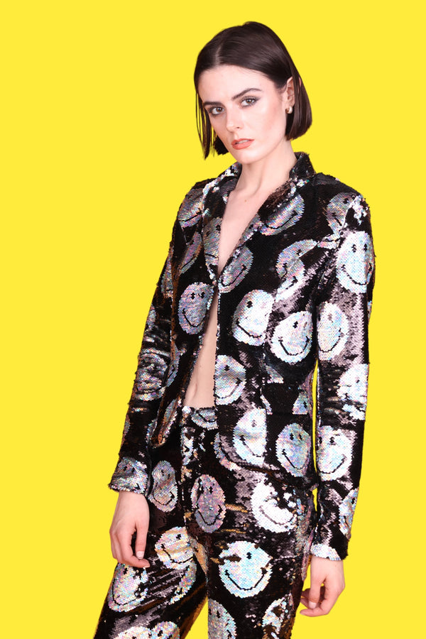 Any Old Iron x Smiley Iridescent Blazer Jacket