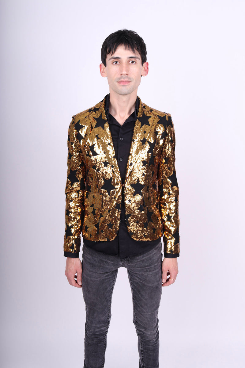 Any Old Iron Men's Goldie Star Blazer Jacket Any Old Iron Men's Goldie Star Blazer Jacket
