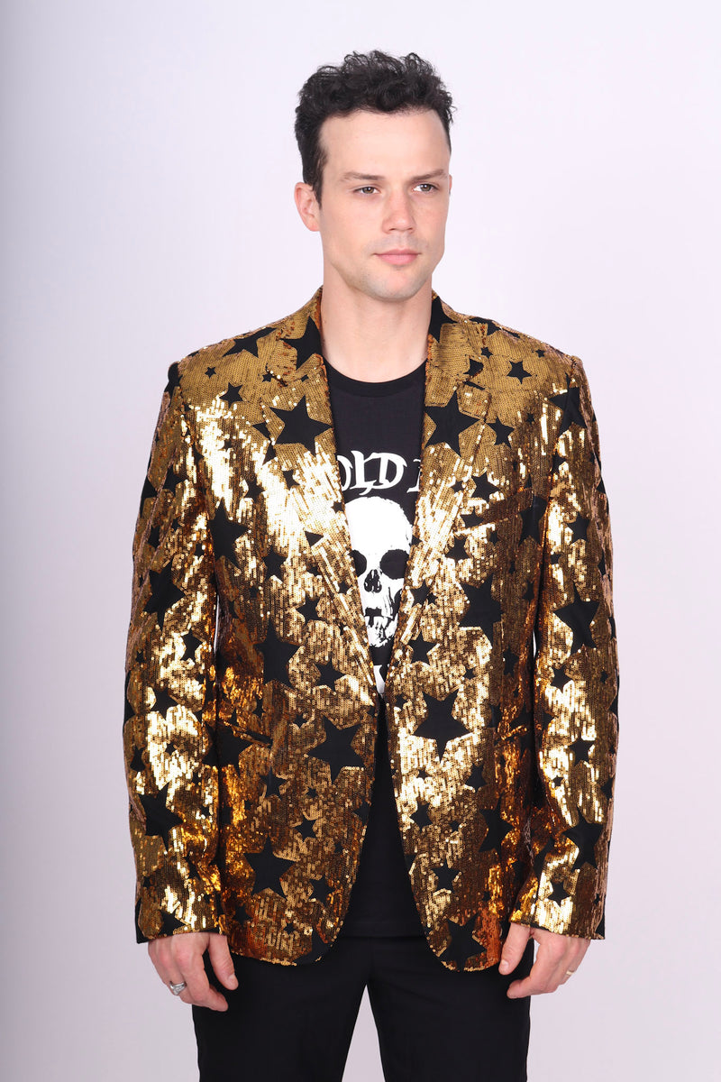 Any Old Iron Men's Goldie Star Blazer Jacket Any Old Iron Men's Goldie Star Blazer Jacket