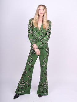 Any Old Iron Green Snaketacular Suit