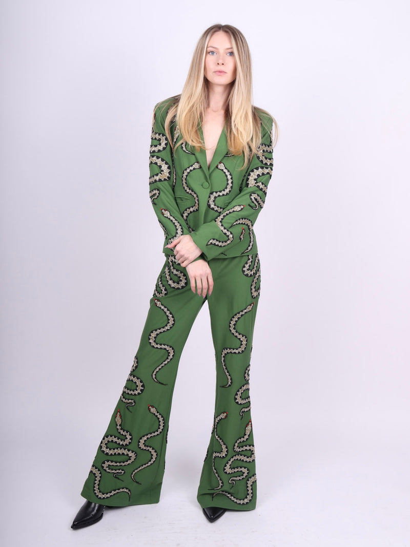 Any Old Iron Green Snaketacular Suit