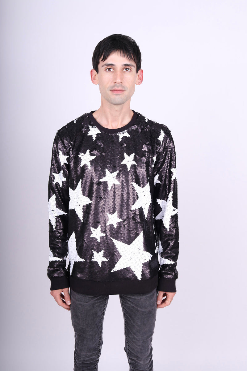Any Old Iron Men's Sparkle Star Sweatshirt