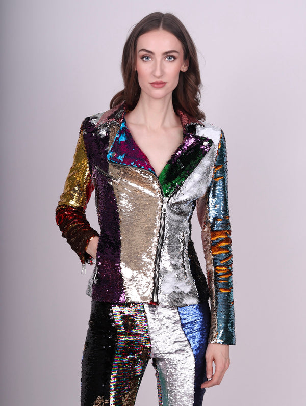 Any Old Iron Kaleidoscope Moto Suit