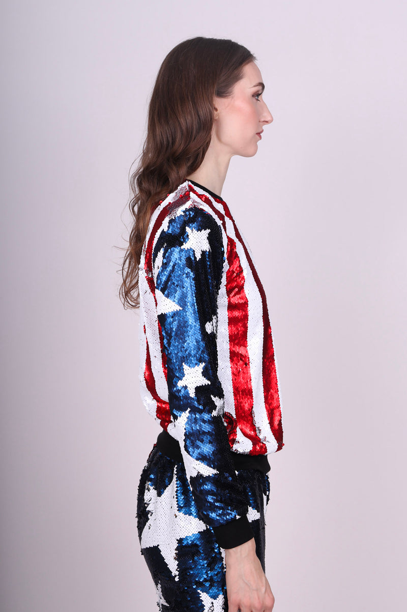 Any Old Iron Stars And Stripes Sweatshirt