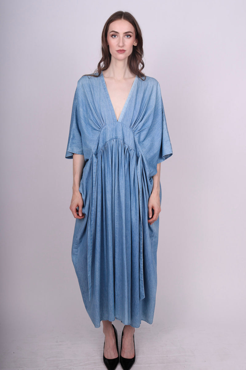Any Old Iron Denim Kaftan Dress