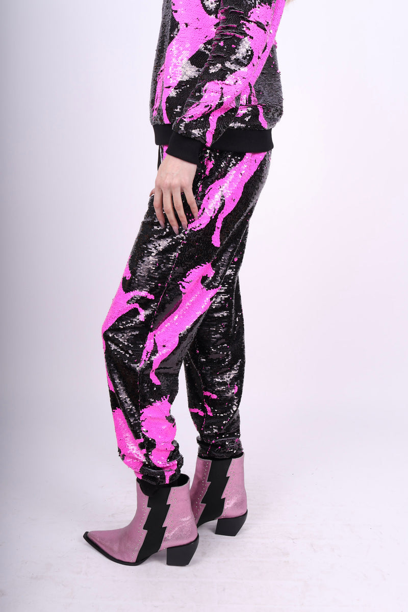 Any Old Iron Pink Horse Joggers