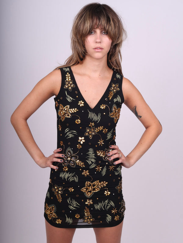 Any Old Iron Bronze Crystal Dress