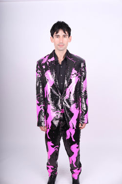 Any Old Iron Men's Pink Horse Suit
