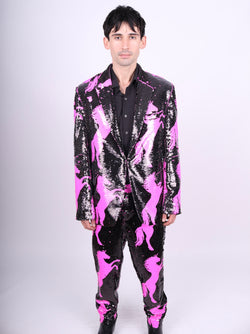 Any Old Iron Men's Pink Horse Suit