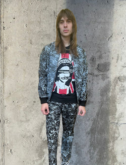 Any Old Iron Men's Painted Bomber Jacket