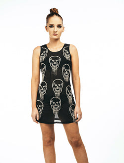 Any Old Iron Skull Fringe Dress