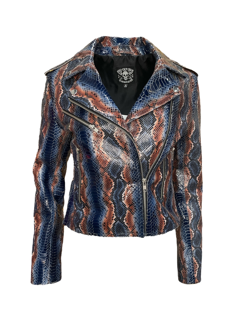 Any Old Iron Blue Snake Moto