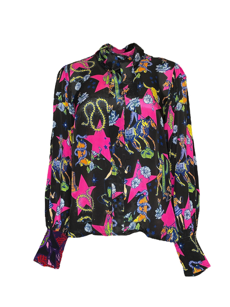 Any Old Iron Circus Rider Necktie Shirt