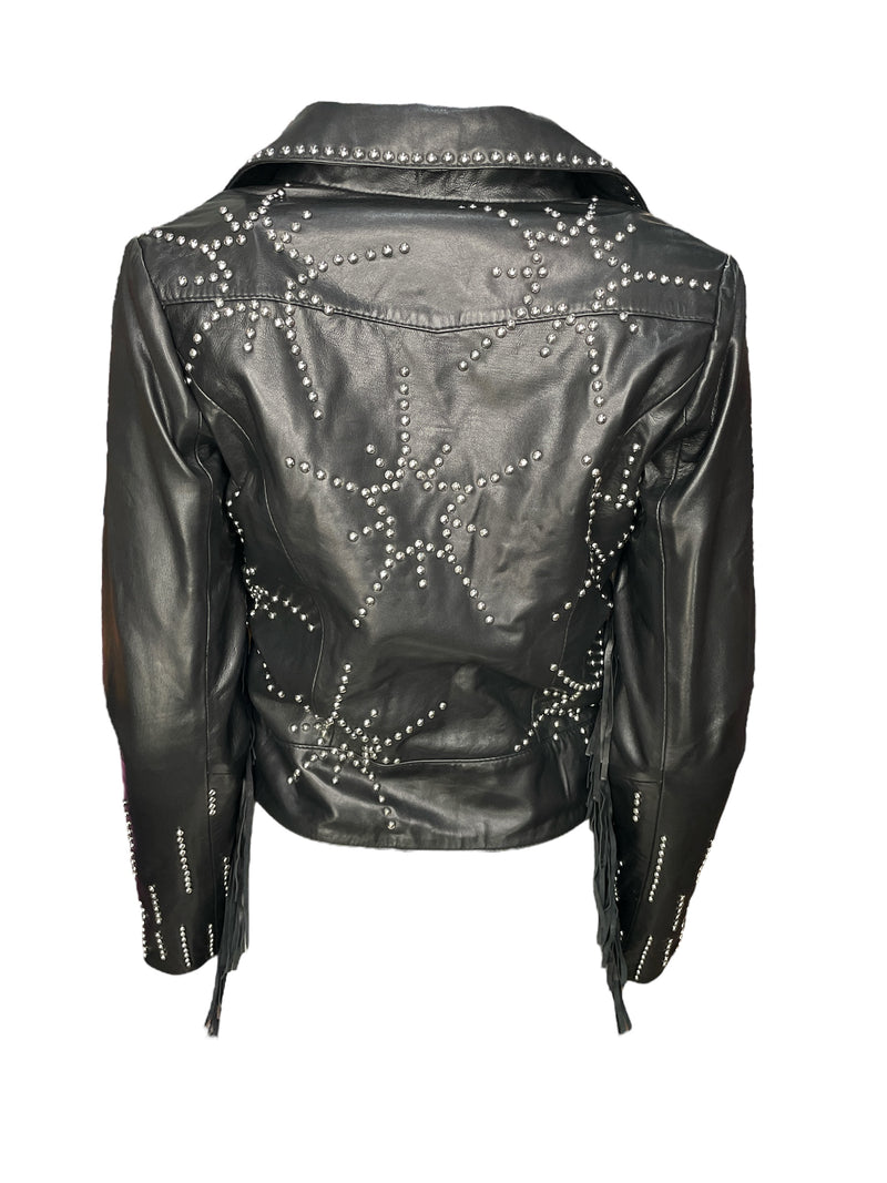 Any Old Iron Starburst Leather Jacket