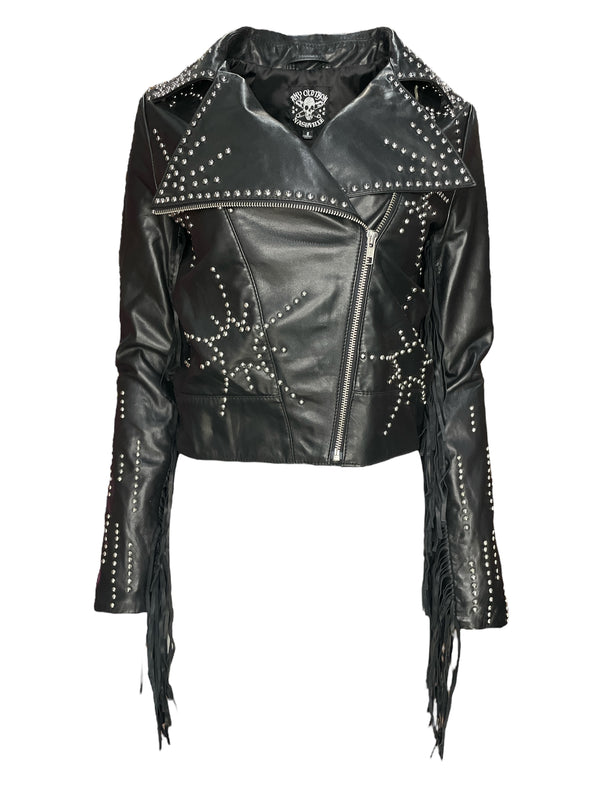 Any Old Iron Starburst Leather Jacket