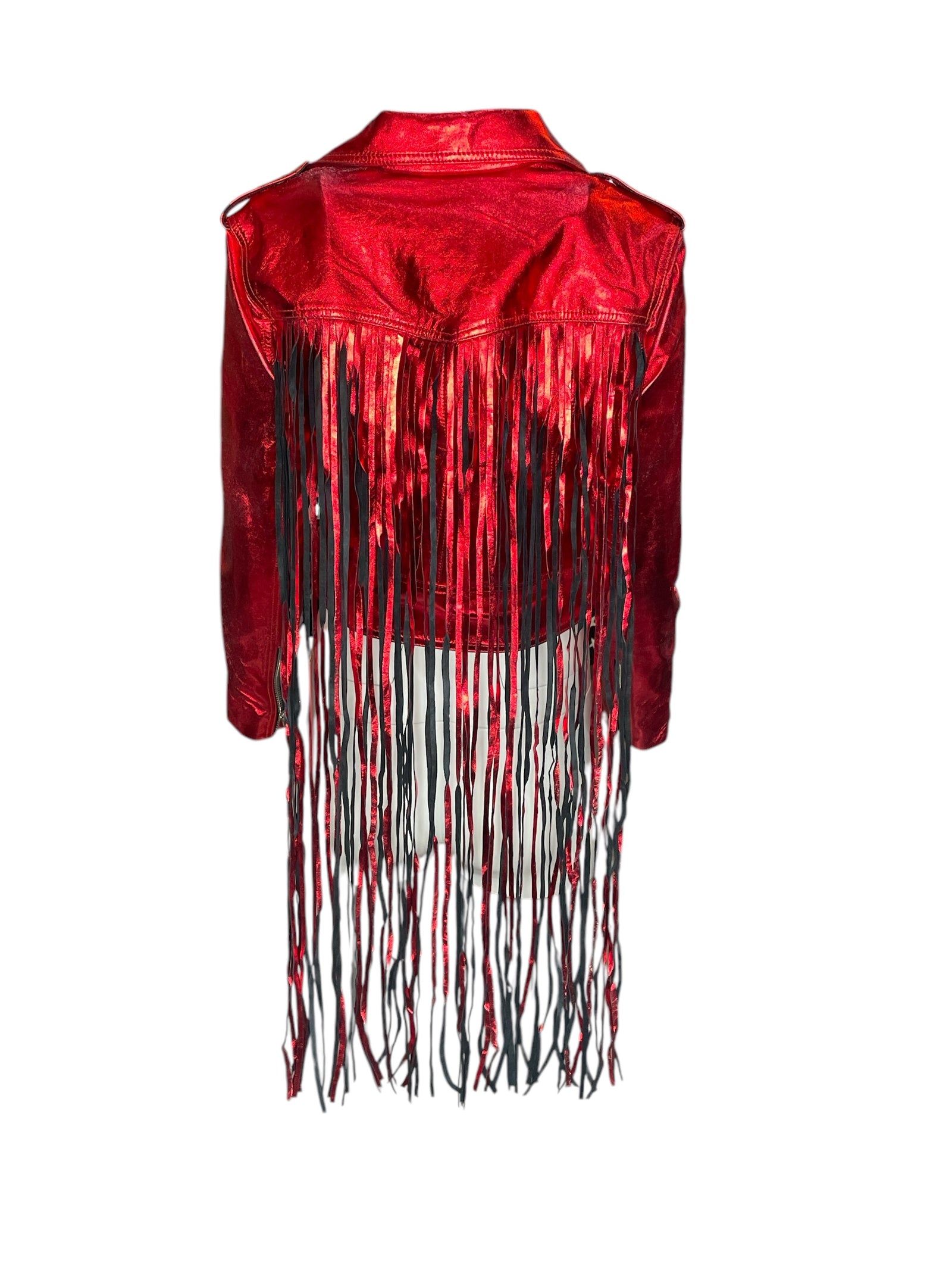 Any Old Iron Red Devil Moto Jacket