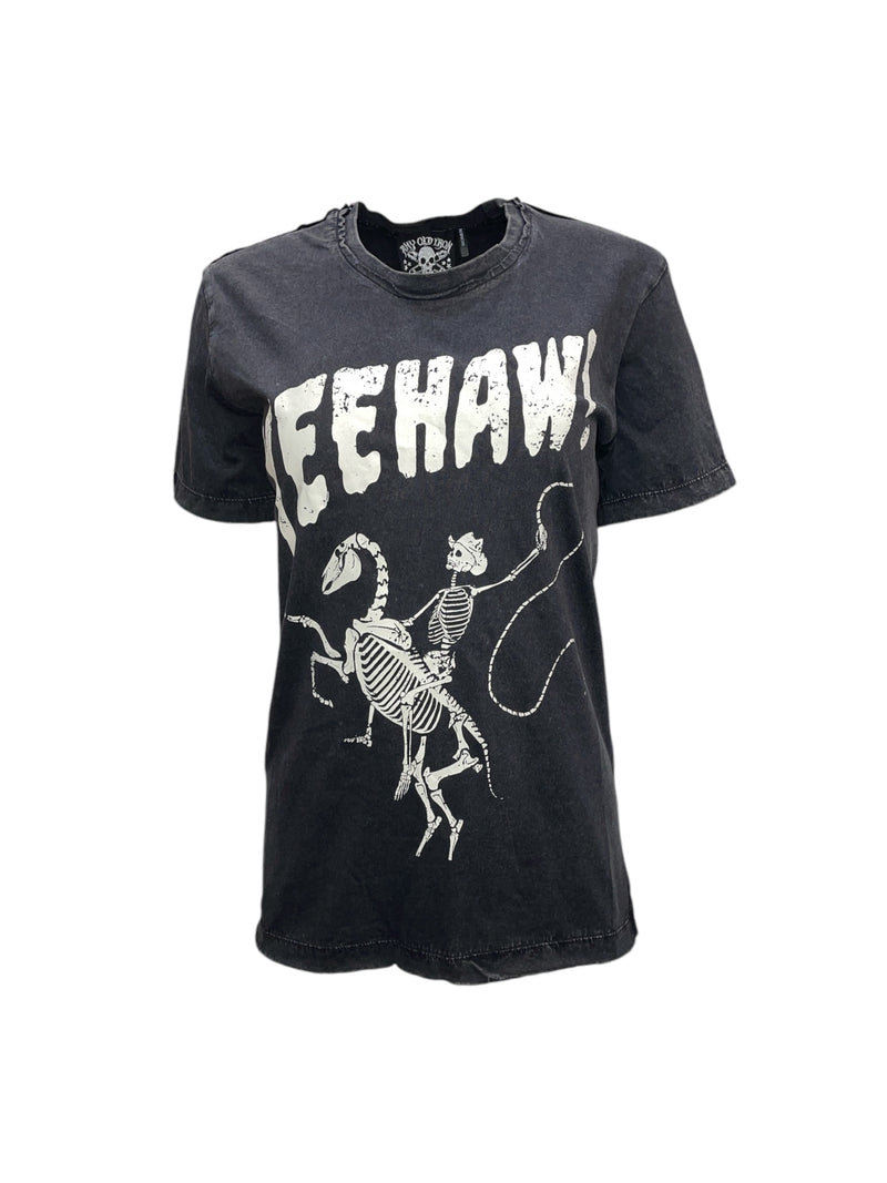 Any Old Iron Acid Wash Yeehaw T-Shirt