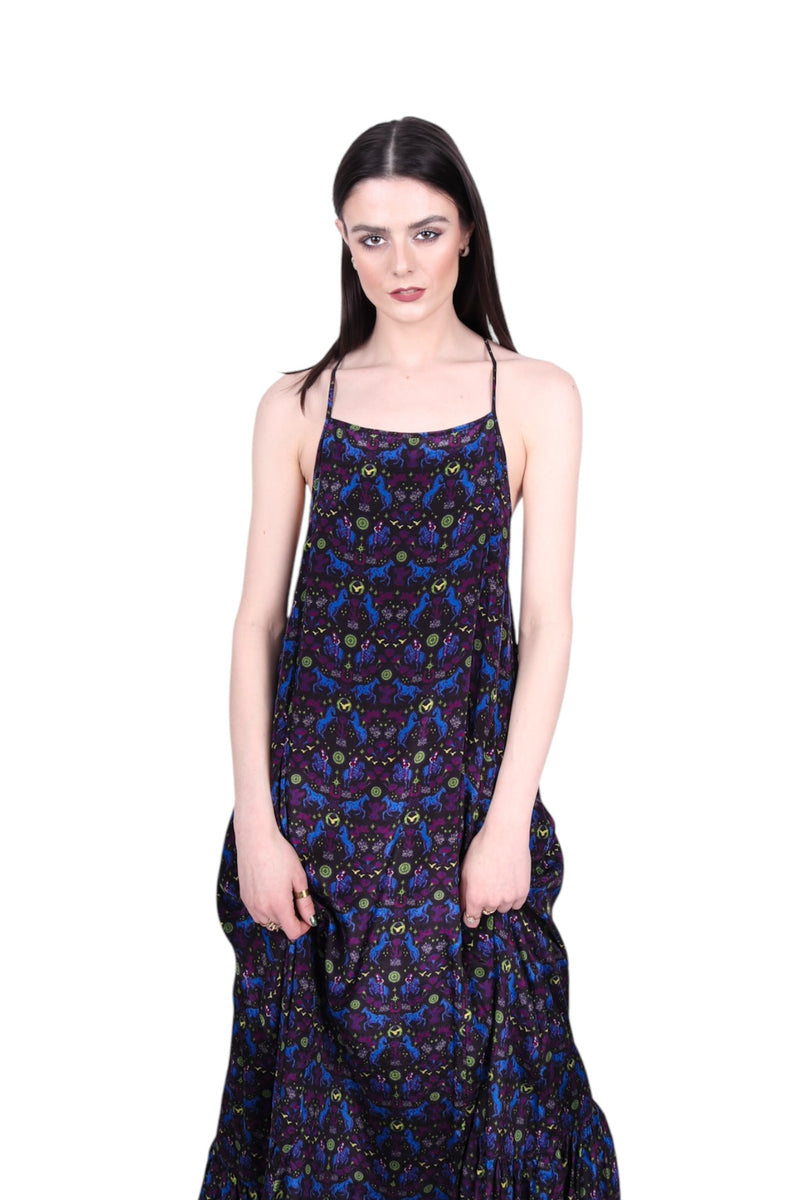 Any Old Iron Mini Blue Rider Dress