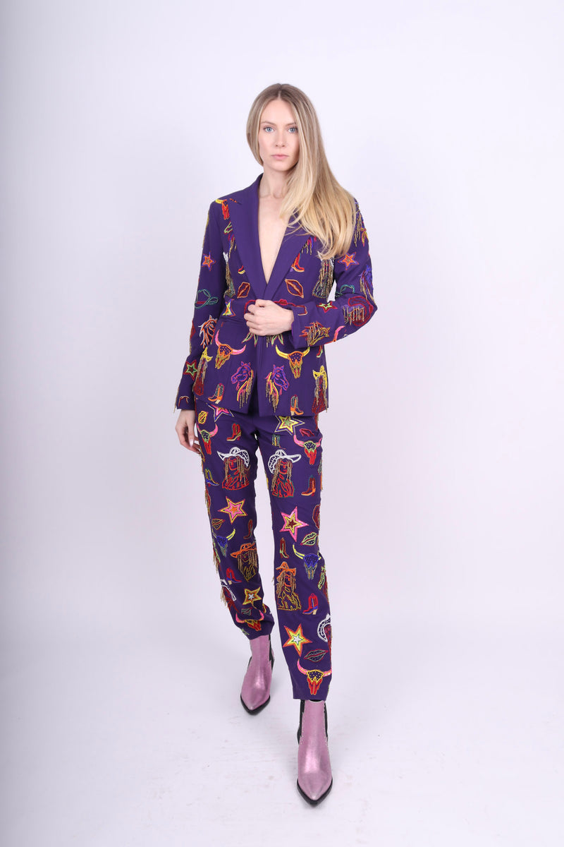 Any Old Iron Purple Vein Suit