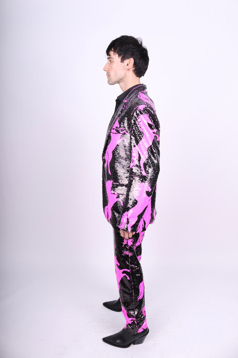 Any Old Iron Men's Pink Horse Suit
