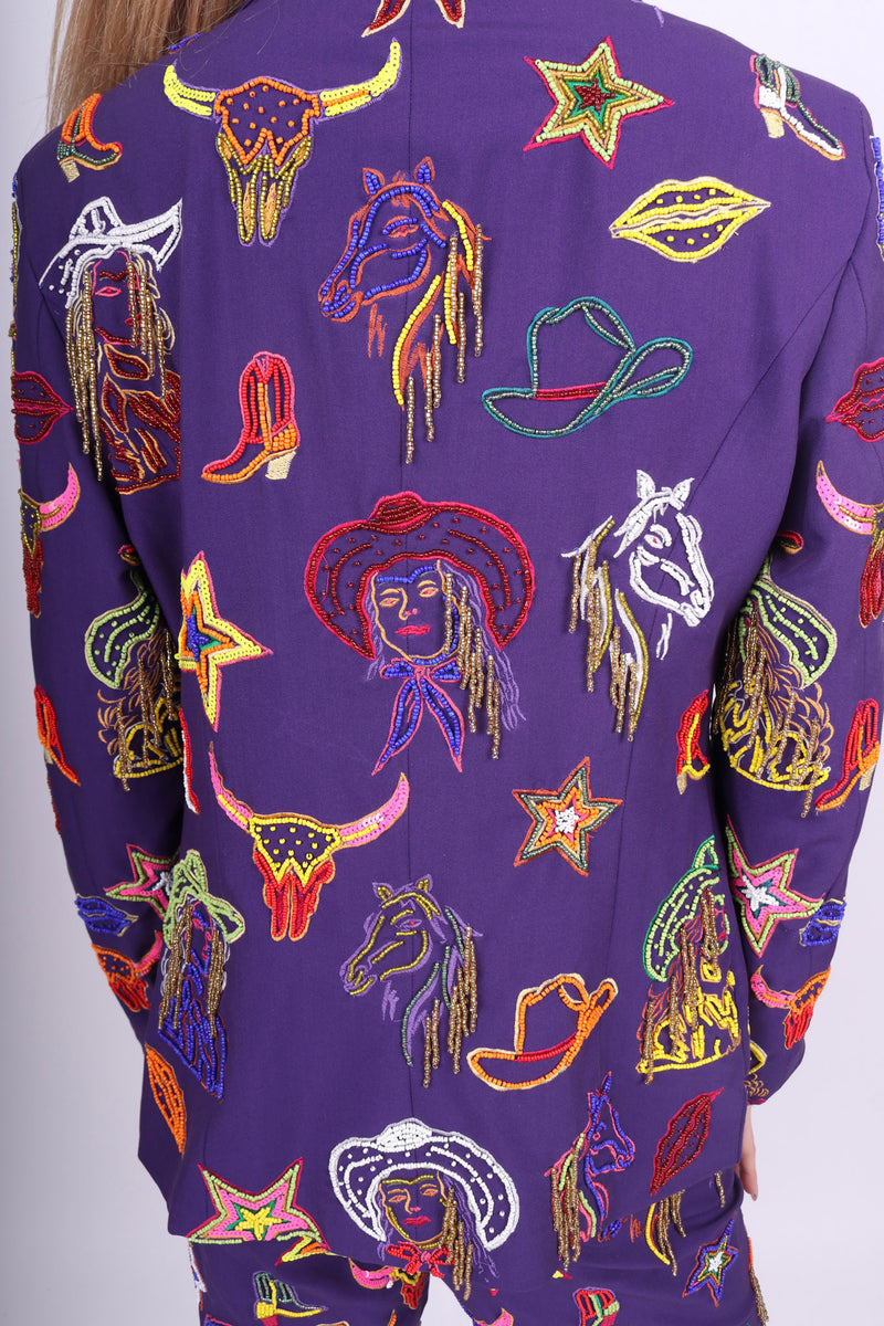 Any Old Iron Purple Vein Suit