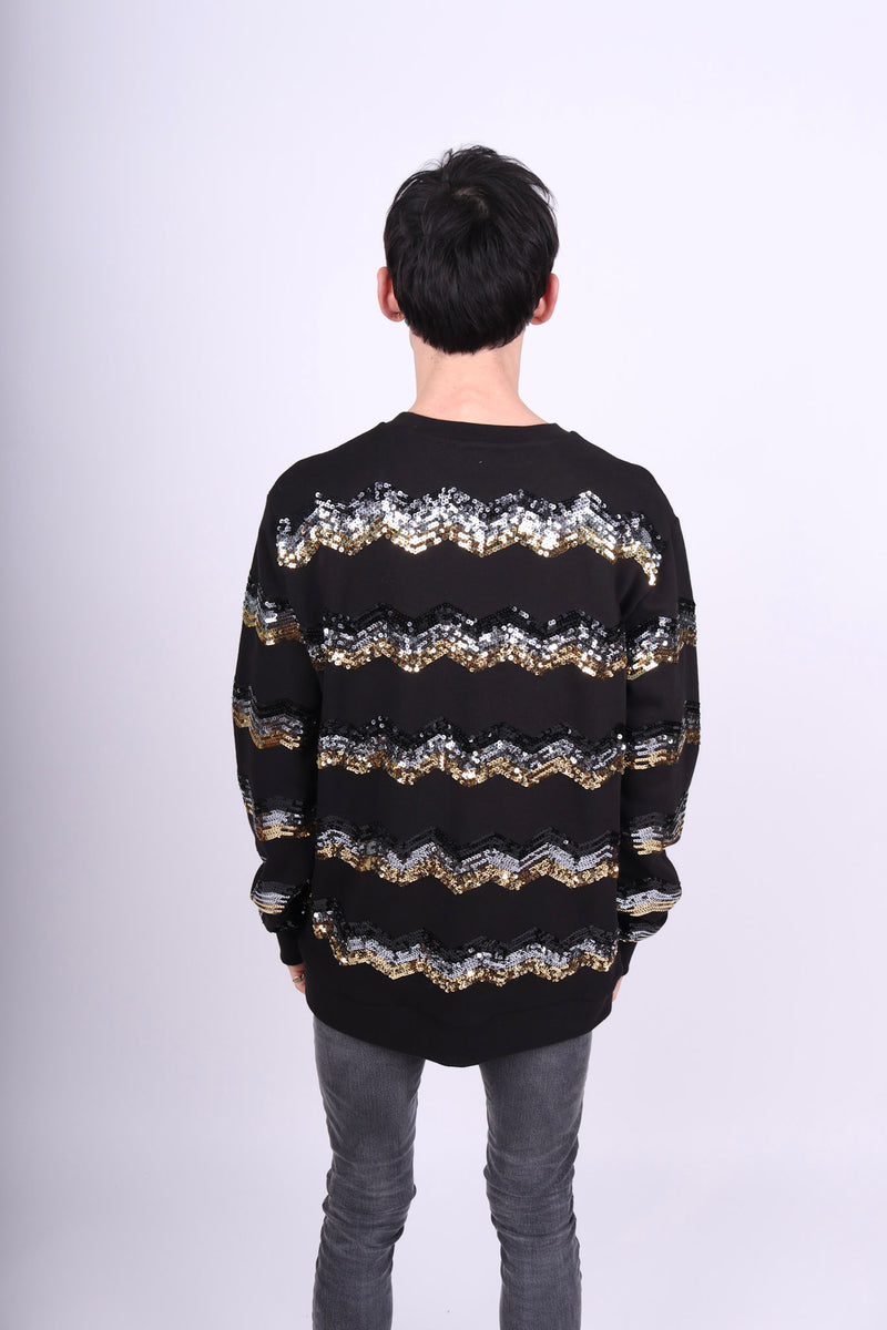 Any Old Iron Men's Sparkly Peanuts Sweatshirt