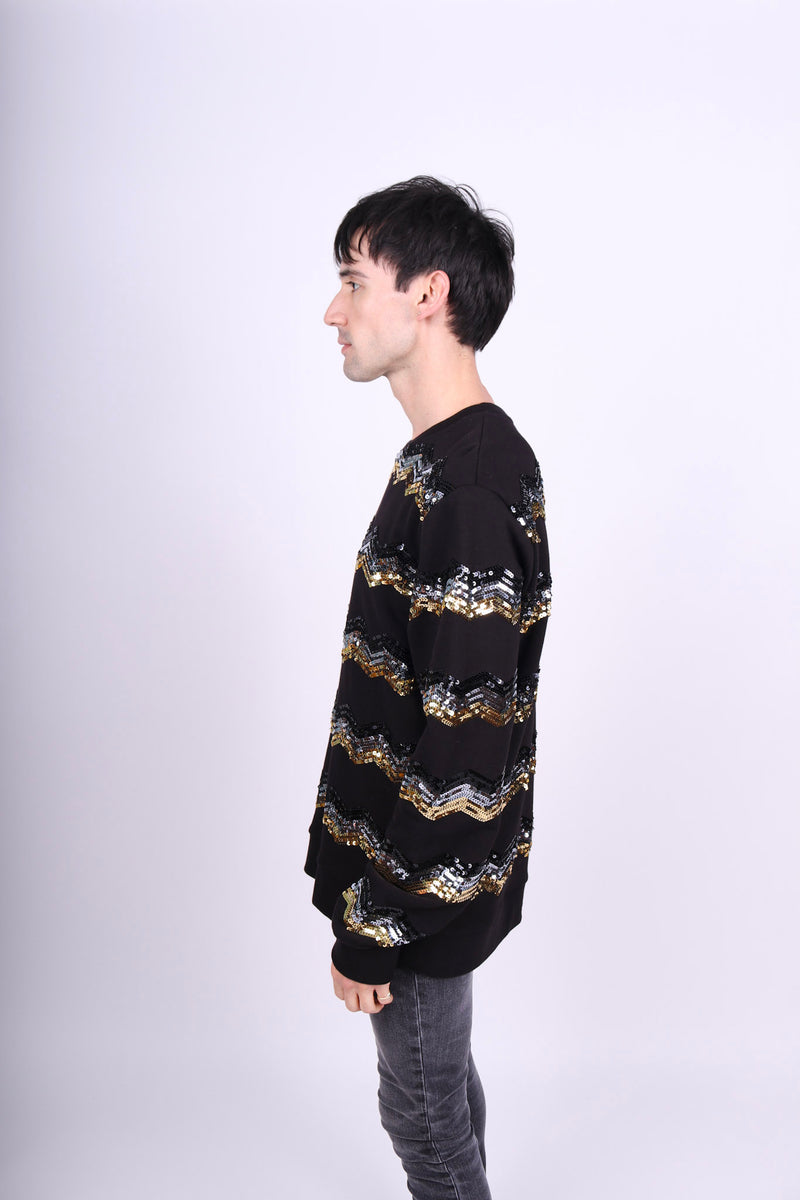 Any Old Iron Men's Sparkly Peanuts Sweatshirt