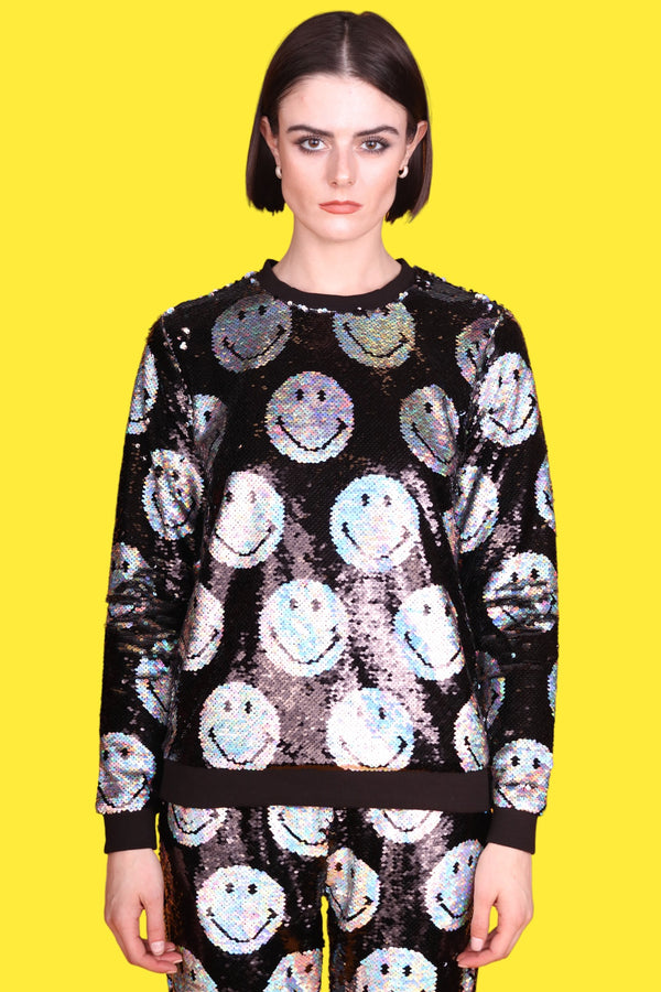 Any Old Iron x Smiley Iridescent Sweatshirt