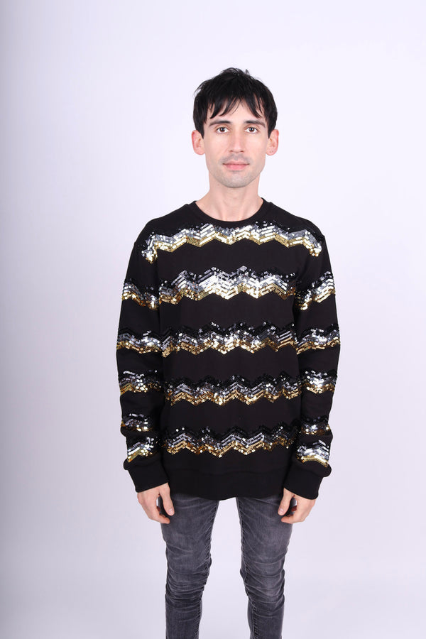 Any Old Iron Men's Sparkly Peanuts Sweatshirt