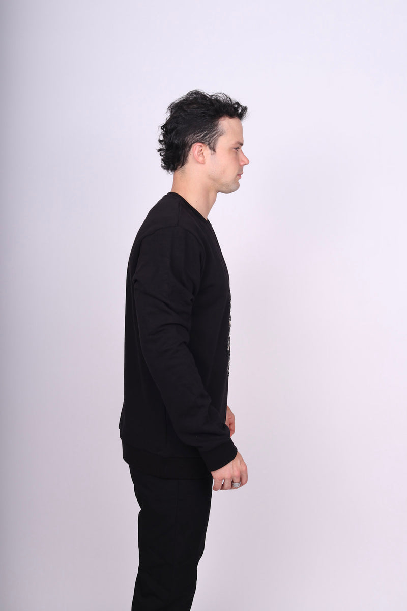 Any Old Iron Men's Black Snake Sweatshirt