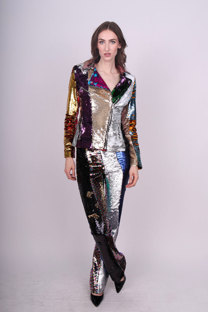 Any Old Iron Kaleidoscope Moto Suit