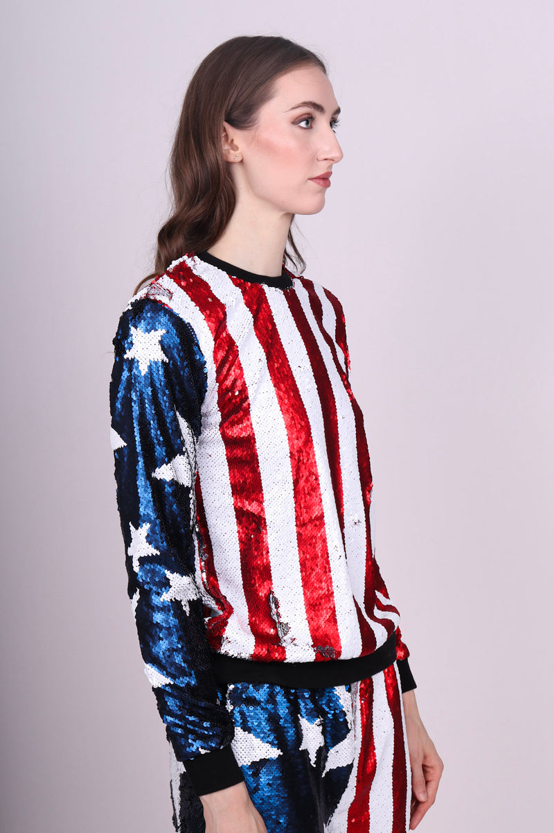 Any Old Iron Stars And Stripes Sweatshirt