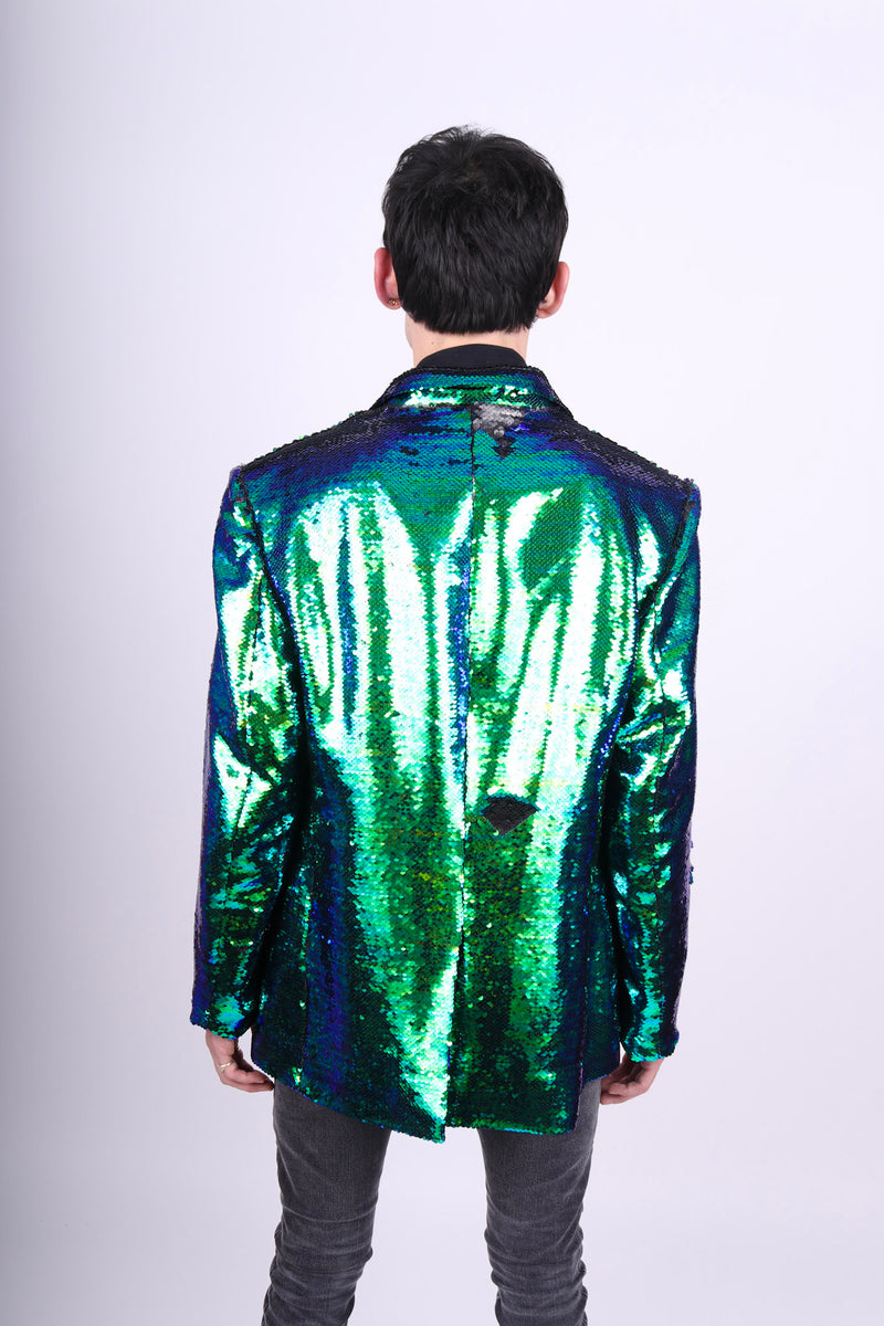Any Old Iron Men's Lightning Peacock Jacket