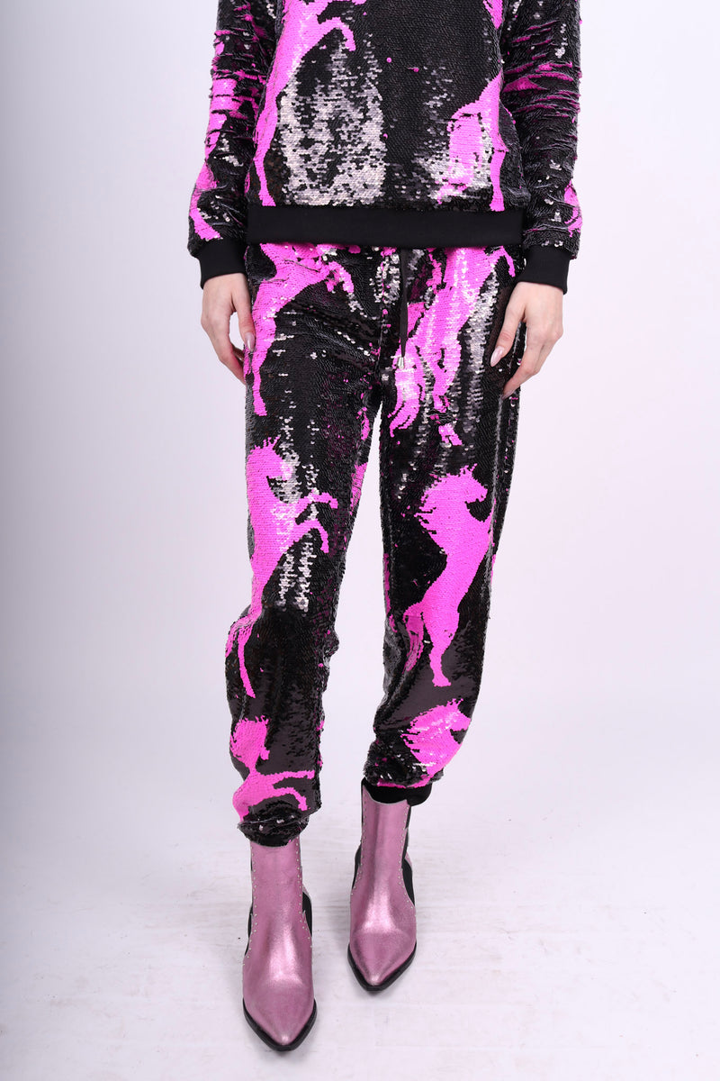Any Old Iron Pink Horse Joggers