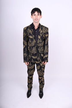 Any Old Iron Men's Skull Wings Suit