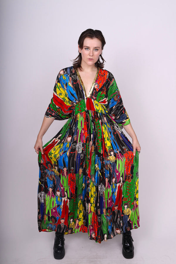 Any Old Iron Heroes Kaftan Dress