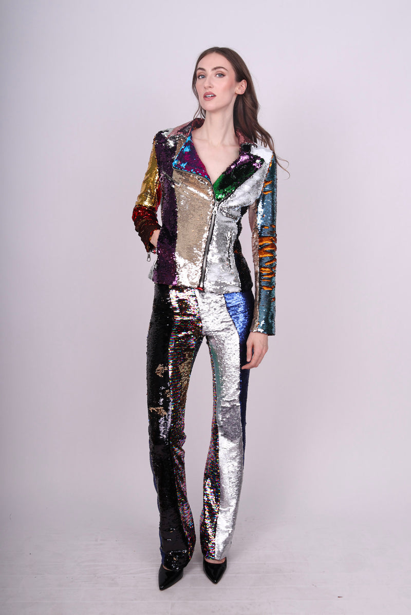 Any Old Iron Kaleidoscope Moto Suit