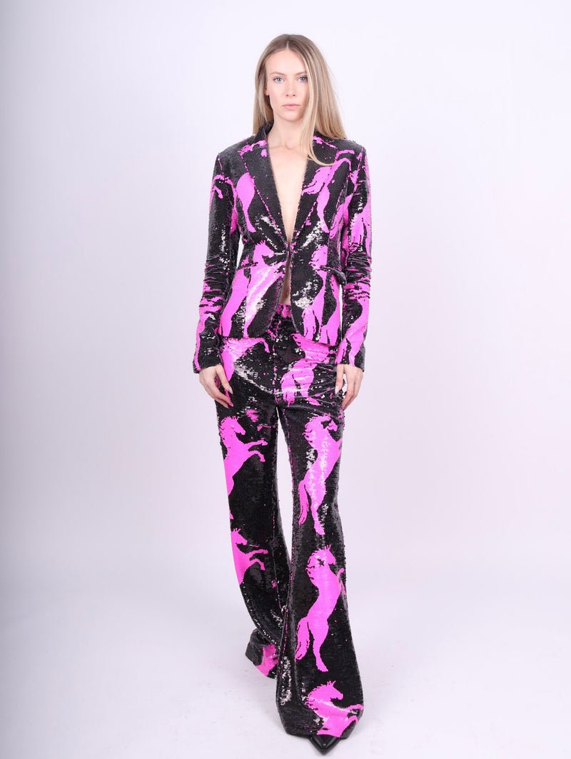 Any Old Iron Pink Horse Suit