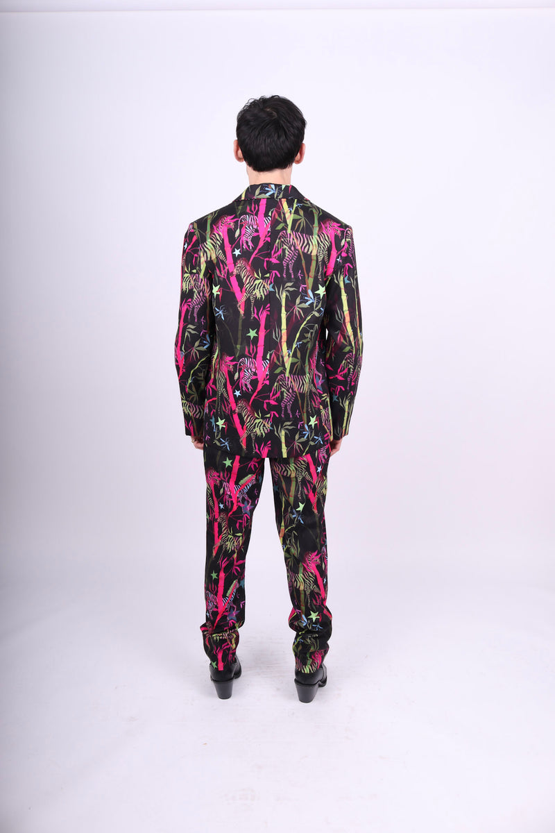 Any Old Iron Men's Zebra Mohawk Suit